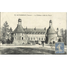 CPA: SAINT-FARGEAU, Le Chateau, Années 1920