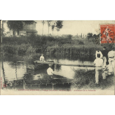 CPA: LUNEVILLE-GARNISON, Passage de Rivière, Années 1910.