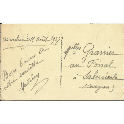 CPA: ARCACHON, Le Débarquadère de la Jetée Thiers, Années 1920.