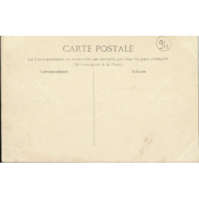 CPA: NOGENT-sur-MARNE, LA CRUE, Déménagement des habitants, Années 1910