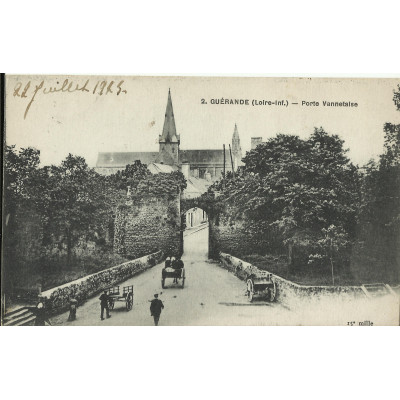 CPA: GUERANDE, PORTE VANNETAISE, vers 1920