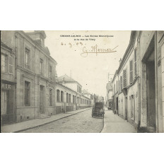 CPA: CHOISY-LE-ROI, ECOLES MUNICIPALES, Rue de Vitry, Années 1900