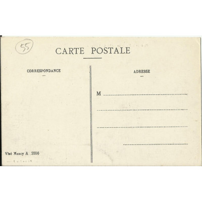 CPA : SAMPIGNY, Place de la Mairie, Guerre 1914-1918