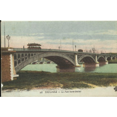 CPA: TOULOUSE, Le PONT SAINT-MICHEL, vers 1910