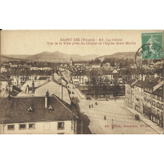 CPA: SAINT-DIE, Vue de la Ville, vers 1920