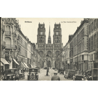 CPA: ORLEANS, La Rue Jeanne-d'ARC , vers 1910.