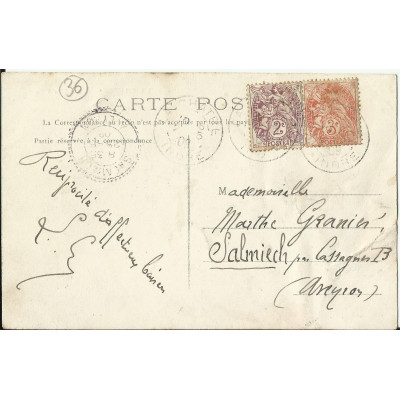 CPA: LA CHATRE, L'HOTEL de VILLE vers 1900