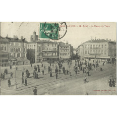 CPA : ALBI, Le PLATEAU du VIGAN, Années 1910