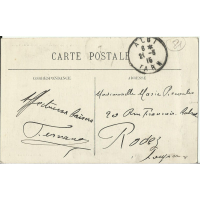 CPA : ALBI, Le PLATEAU du VIGAN, Années 1910