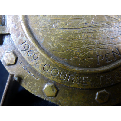 MEDAILLE en BRONZE, ERIC TABARLY, PEN DUICK. J.JOACHIM sc. 1978