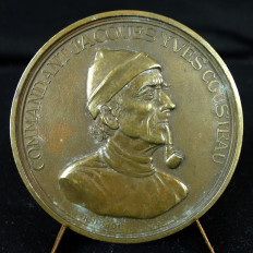 BRONZE MEDAL, COMMANDANT COUSTEAU, LA CALYPSO, R.DUBOC sc.