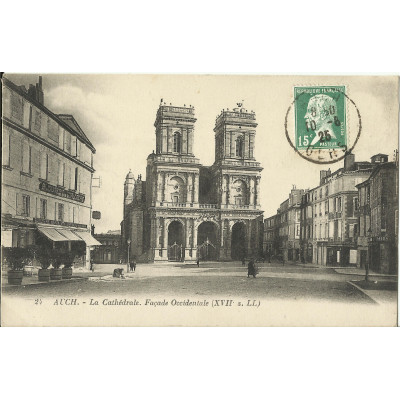 CPA: AUCH, La CATHEDRALE, vers 1920