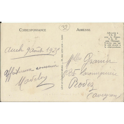 CPA: AUCH, La CATHEDRALE, vers 1920