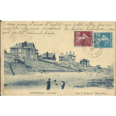 CPA: BARNEVILLE, LA GREVE, vers 1920