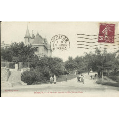 CPA: BEZIERS, Le PARC des POETES, Allée Victor Hugo, années 1920