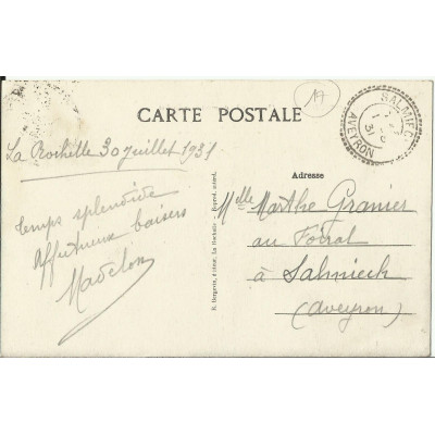 CPA - LA ROCHELLE, Quai D'Embarquement pour les Iles, Années 1920