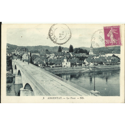 CPA: ARGENTAT, LE PONT, Années1930