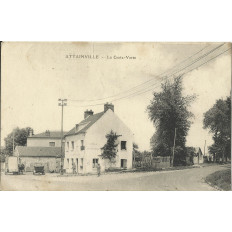 CPA: ATTAINVILLE, La Croix-Verte, Années 1920