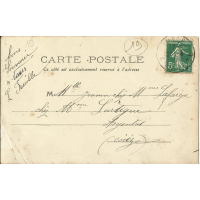 CPA: TULLE, Place du CHAMPS-de-MARS, vers 1900