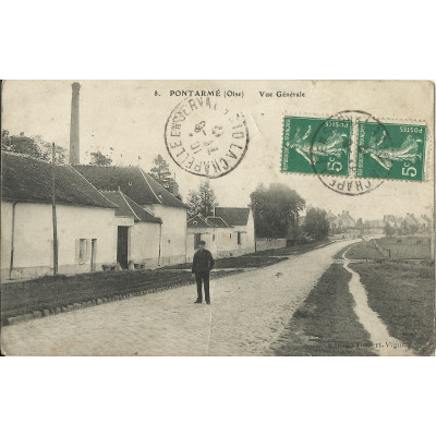 CPA: PONTARME, Vue Générale, vers 1910
