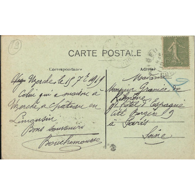CPA: UZERCHE, Pont Turgot et vue Générale, vers 1910
