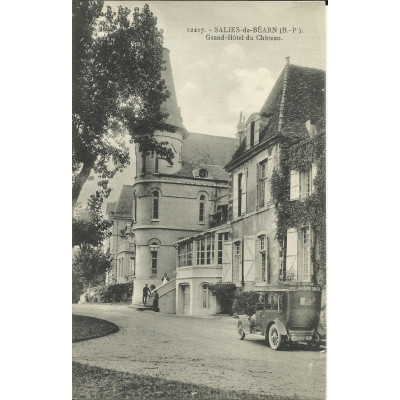 CPA: SALIES-de-BEARN, GRAND-HOTEL du CHATEAU, Années 1910