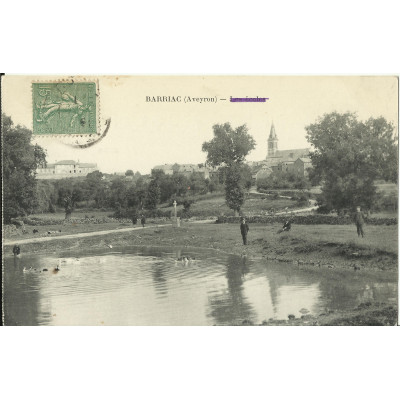 CPA: BARRIAC, L'Etang, vers 1910