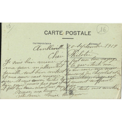 CPA: SEGONZAC, Place de l'EGLISE, vers 1910