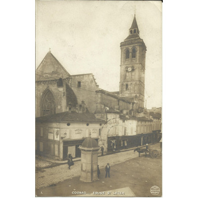CPA: COGNAC, EGLISE Saint-Léger, vers 1910