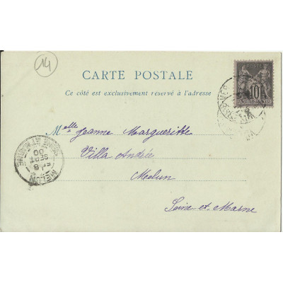 CPA: SAINT-PIERRE AZYF, L'EGLISE vers 1900