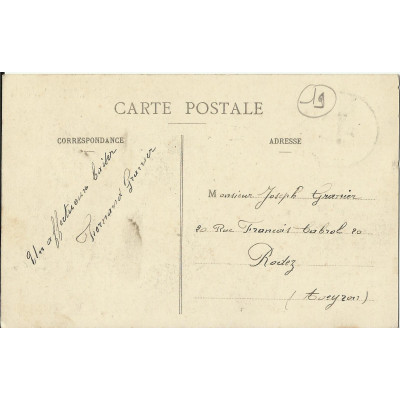 CPA: BRIVE la GAILLARDE, HOTEL de VILLE et MARCHE, vers 1910