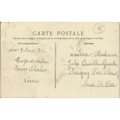 CPA: NICE, MARCHE aux FLEURS, vers 1910.