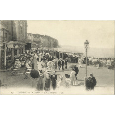 CPA: DIEPPE, Le CASINO, Les TERRASSES, vers 1900.
