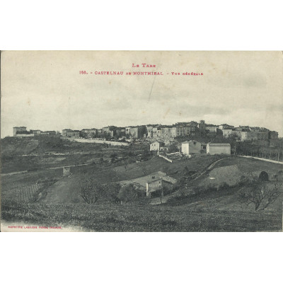 CPA : CASTELNAU de MONTMIRAIL, Vue Générale, vers 1910