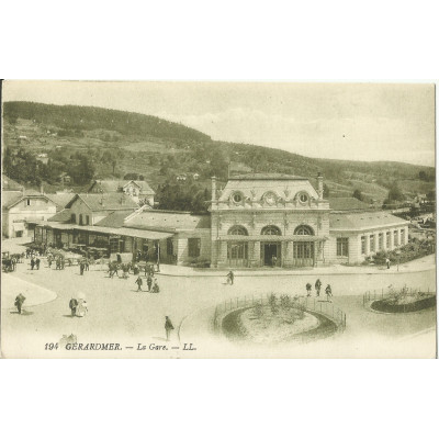CPA: GERARDMER, La Gare, vers 1900