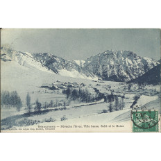 CPA: NEVACHE l'hiver, VILLE BASSE, SALLE et le GUION, années 1900