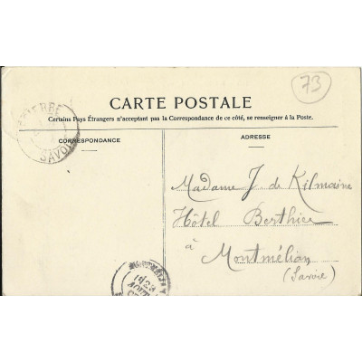 CPA: EPIERRE, L'Eglise (Bergers). Années 1900.