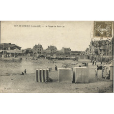 CPA: LE CROISIC, Plage de Port-Lin, vers 1920