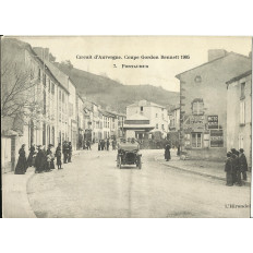 CPA: PONTAUMUR, Circuit d'Auvergne, Coupe Gordon Bennett 1905