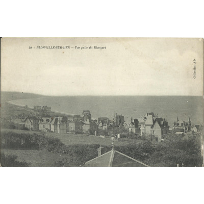 CPA: BLONVILLE-sur-MER, Vue prise du Ricoquet, Années 1900