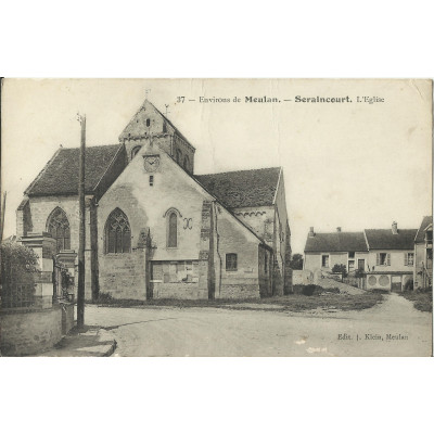 CPA: SERAINCOURT, L'Eglise, vers 1910