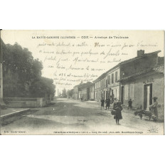 CPA: COX, Avenue de Toulouse, Années 1910