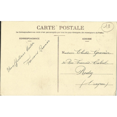 CPA: BRIVE la GAILLARDE, Avenue de la Gare, vers 1910