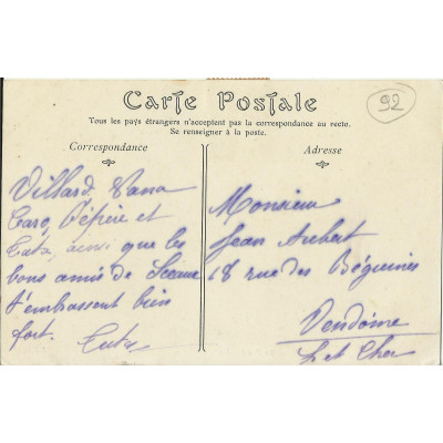 CPA: SCEAUX, La Rue Houdan, Années 1900