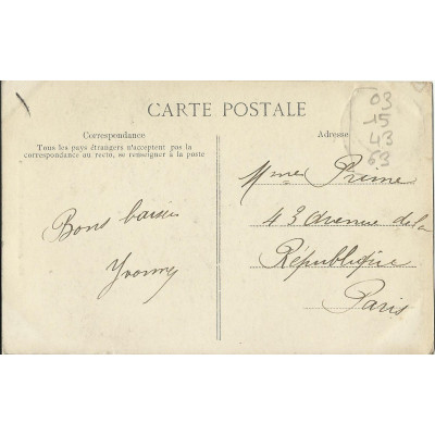 CPA: AUVERGNE, Jeune Gardeuse de Chèvres, vers 1900