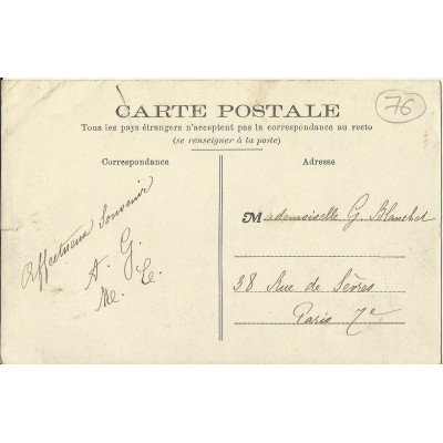 CPA: DIEPPE, Le BOULEVARD MARITIME, vers 1900.
