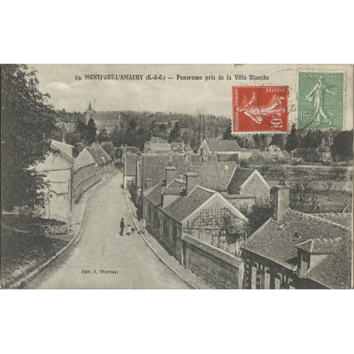CPA: MONTFORT-L'AMAURY, Panorama (Ville Blanche), Années 1910