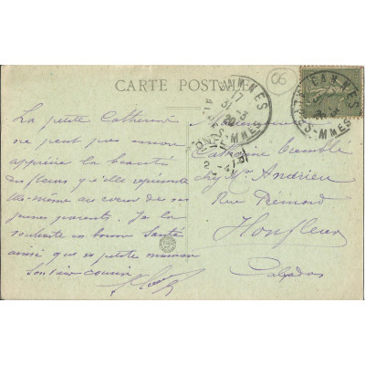 CPA: CANNES, Le Marché aux Fleurs, Années 1910
