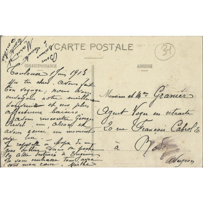 CPA: TOULOUSE, Le MARCHE PLACE du CAPITOLE, vers 1910