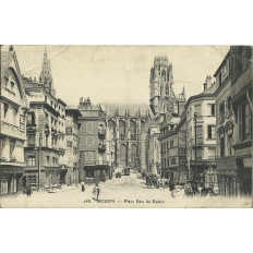 CPA: ROUEN, Place EAU de REBEC, vers 1920.